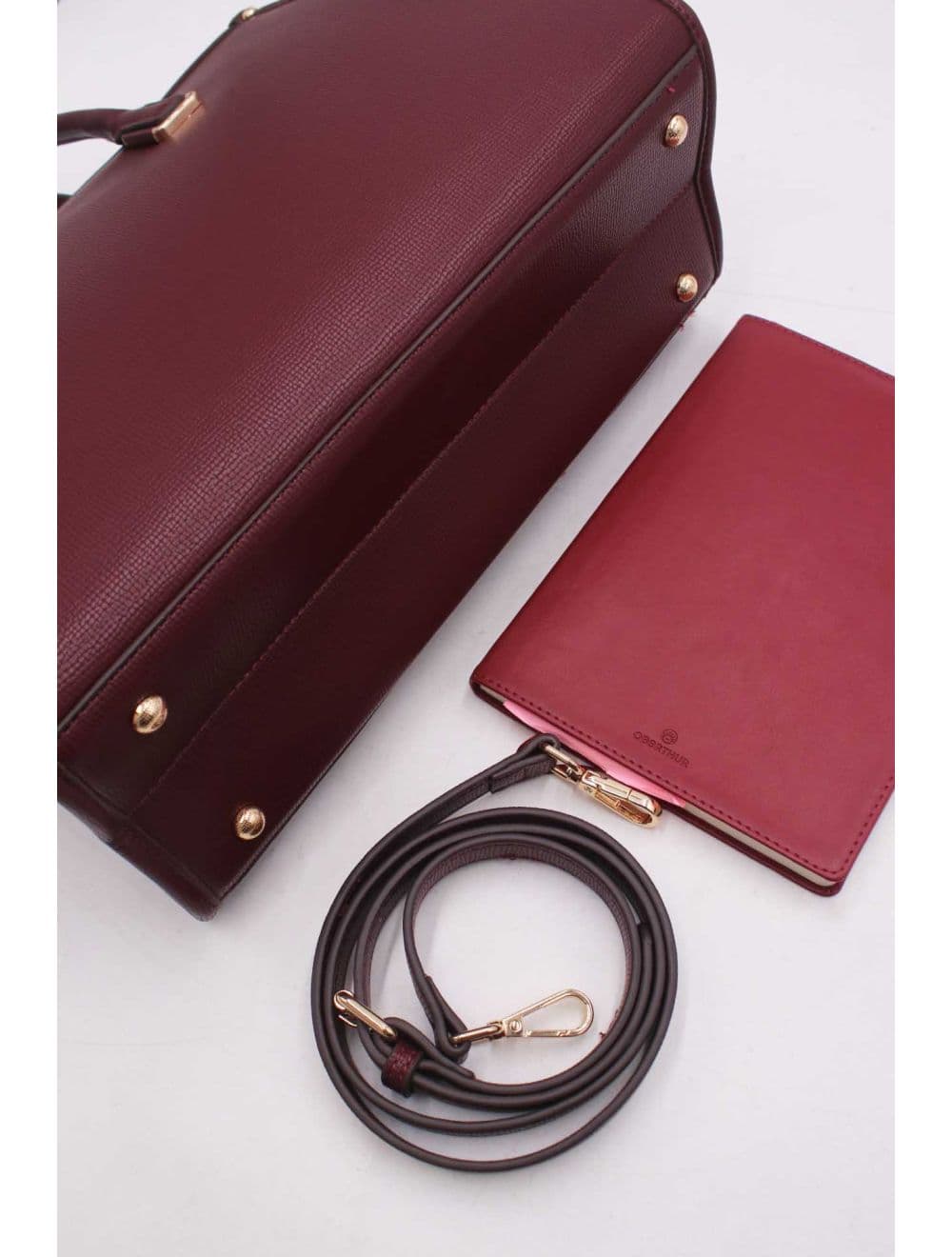 Sac à Main Avec Pendentif 25B-6345-Burgundy — vue 4