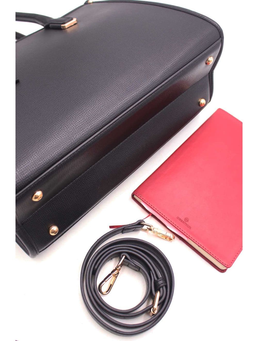 Sac à Main Avec Pendentif 25B-6345-Noir — vue 4