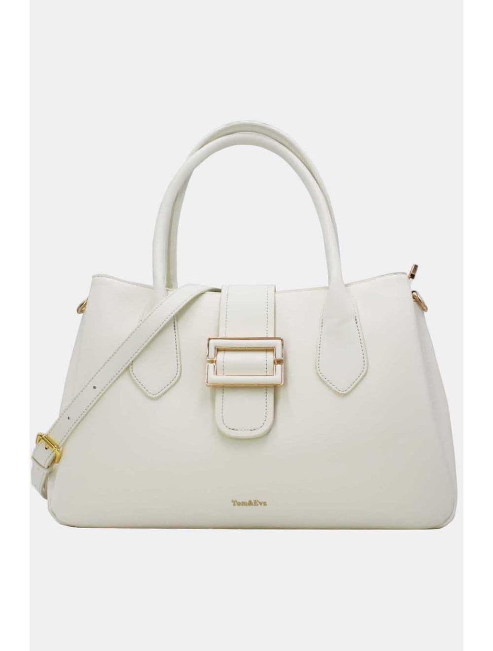 Sac à Main Avec Languette 25B-6346-Blanc