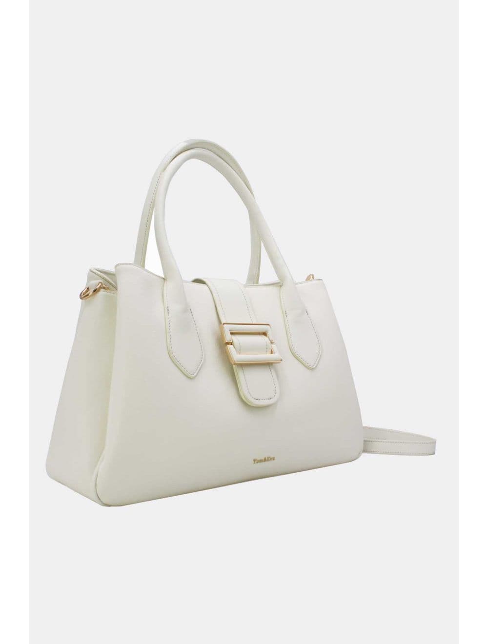 Sac à Main Avec Languette 25B-6346-Blanc — vue 2