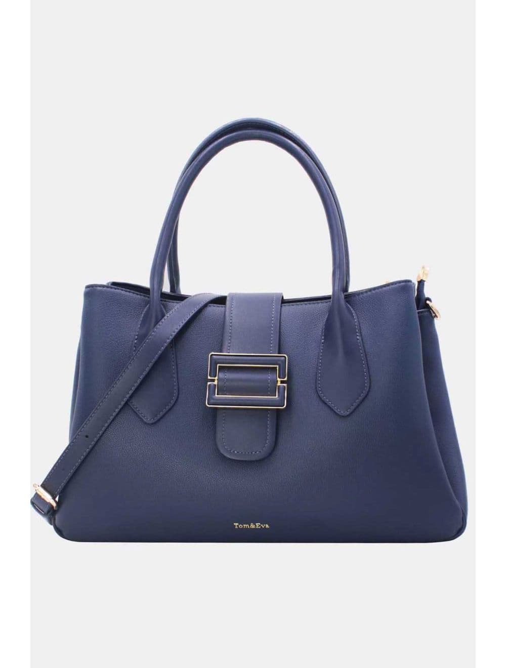 Sac à Main Avec Languette 25B-6346-Bleu