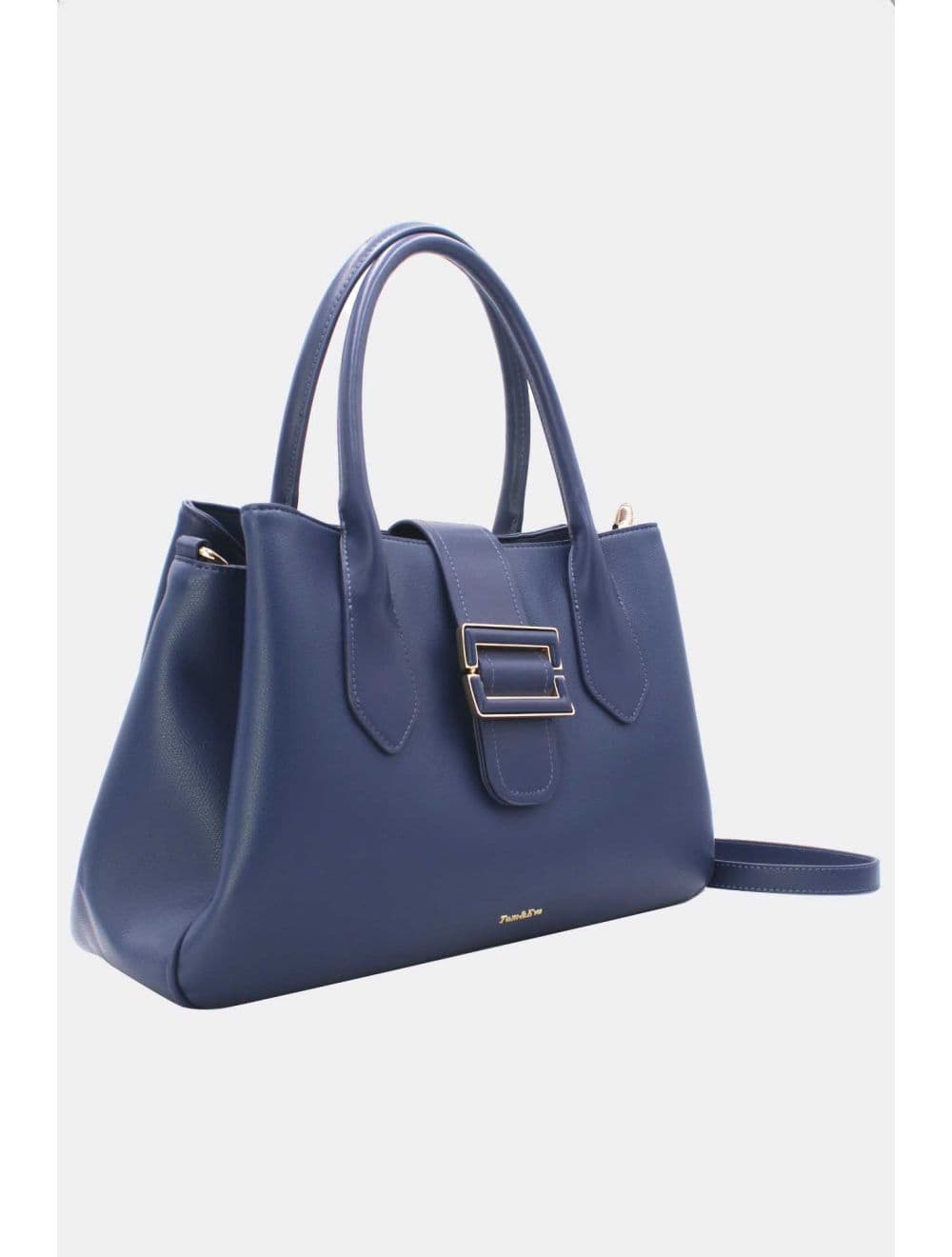 Sac à Main Avec Languette 25B-6346-Bleu — vue 2