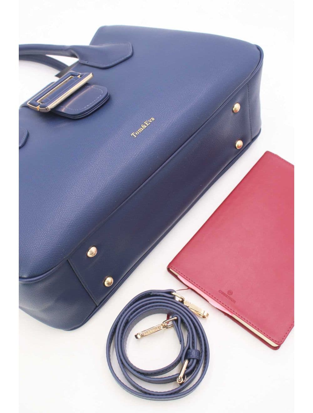 Sac à Main Avec Languette 25B-6346-Bleu — vue 4