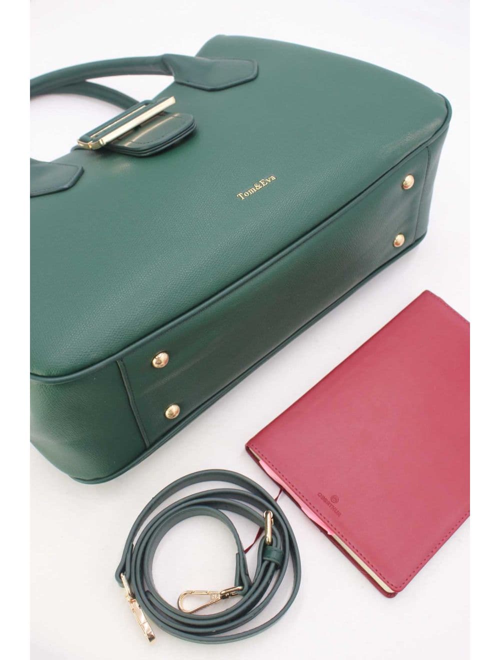 Sac à Main Avec Languette 25B-6346-Vert — vue 4