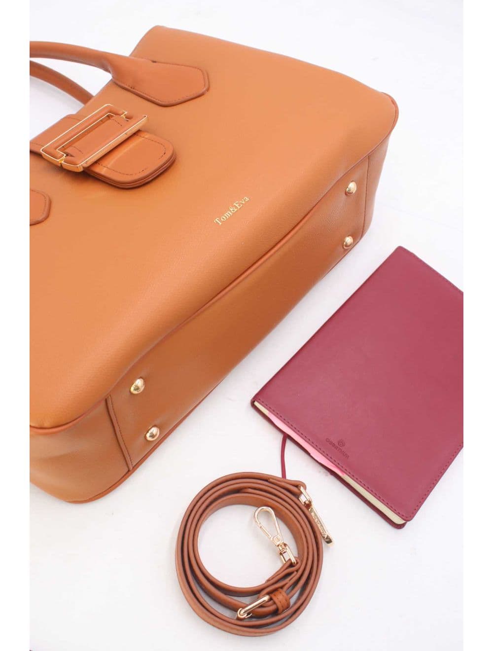 Sac à Main Avec Languette 25B-6346-Marron — vue 4