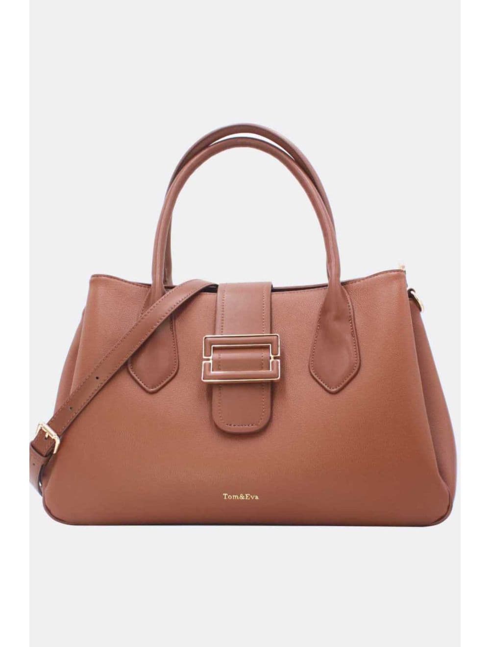 Sac à Main Avec Languette 25B-6346-Café