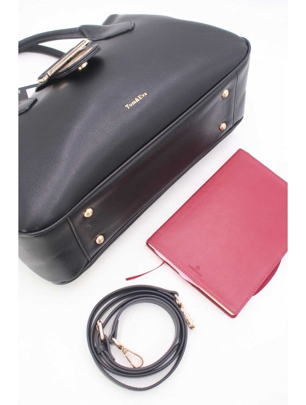 Sac à Main Avec Languette 25B-6346-Noir — vue 4