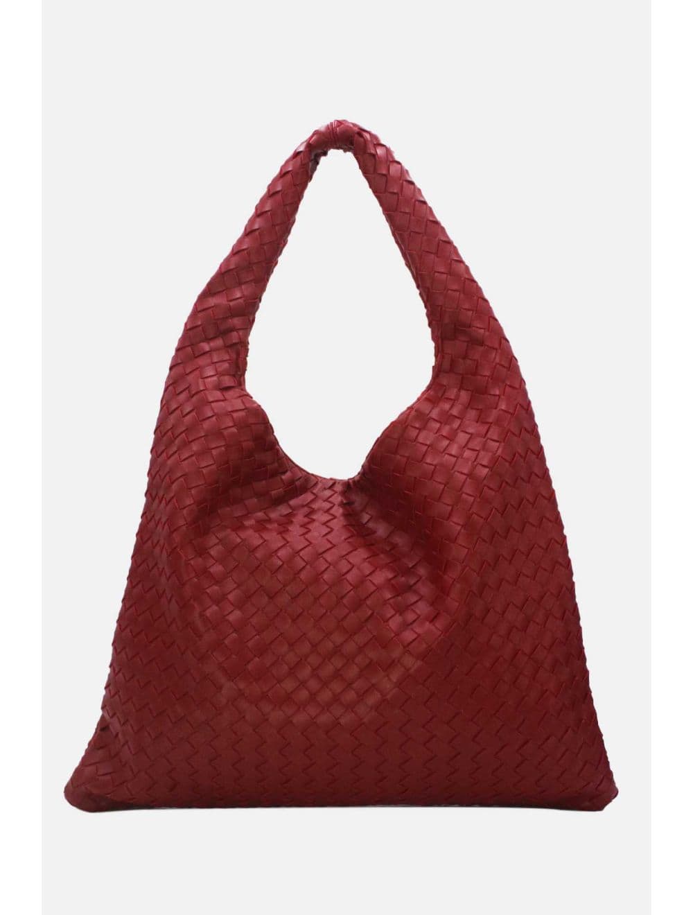 Sac Porté Épaule Tressé 25P-6175-Bordeaux — vue 3