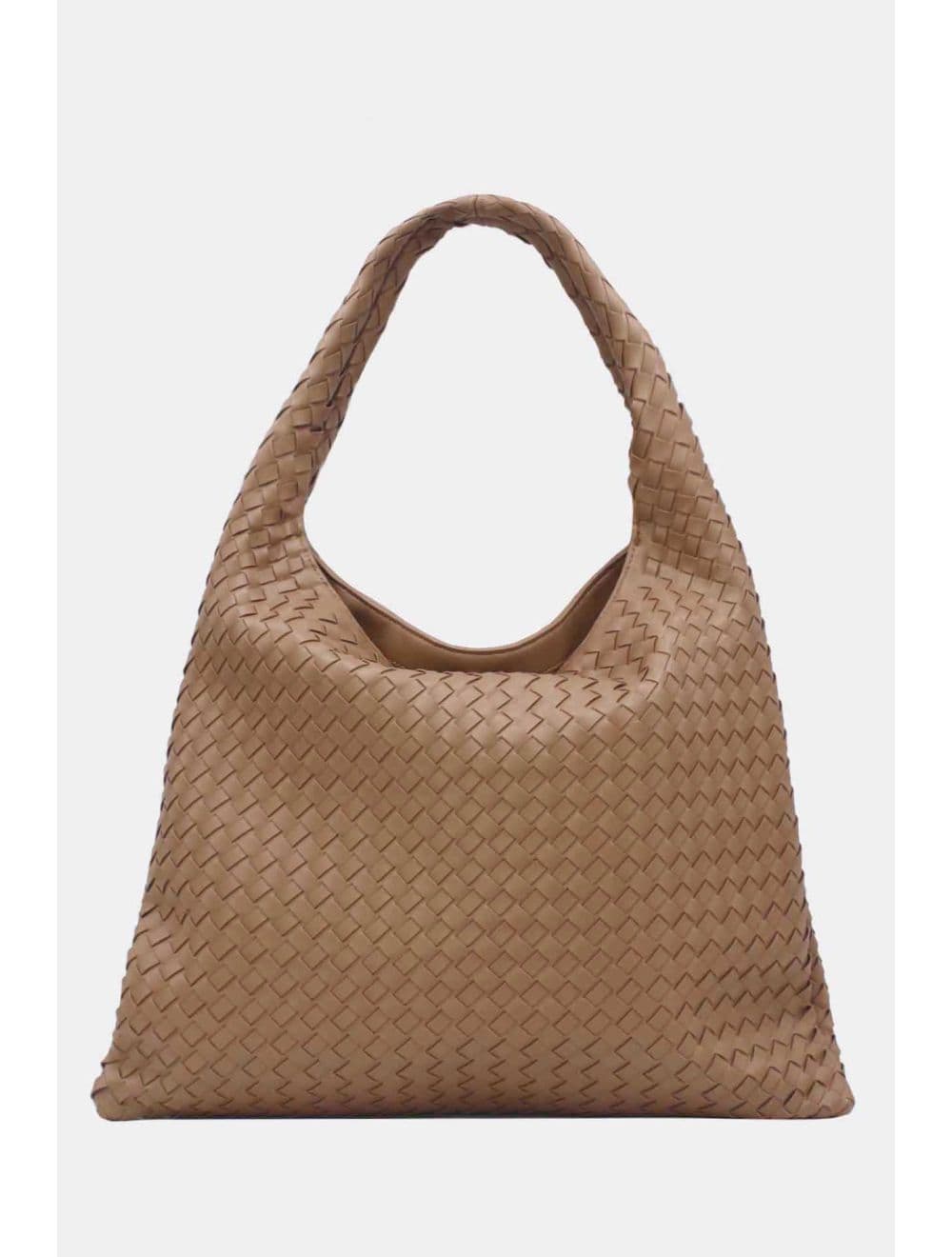 Sac Porté Épaule Tressé 25P-6175-Taupe