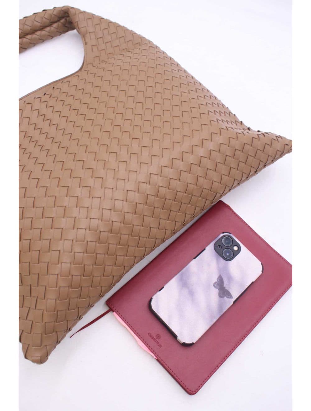 Sac Porté Épaule Tressé 25P-6175-Taupe — vue 4