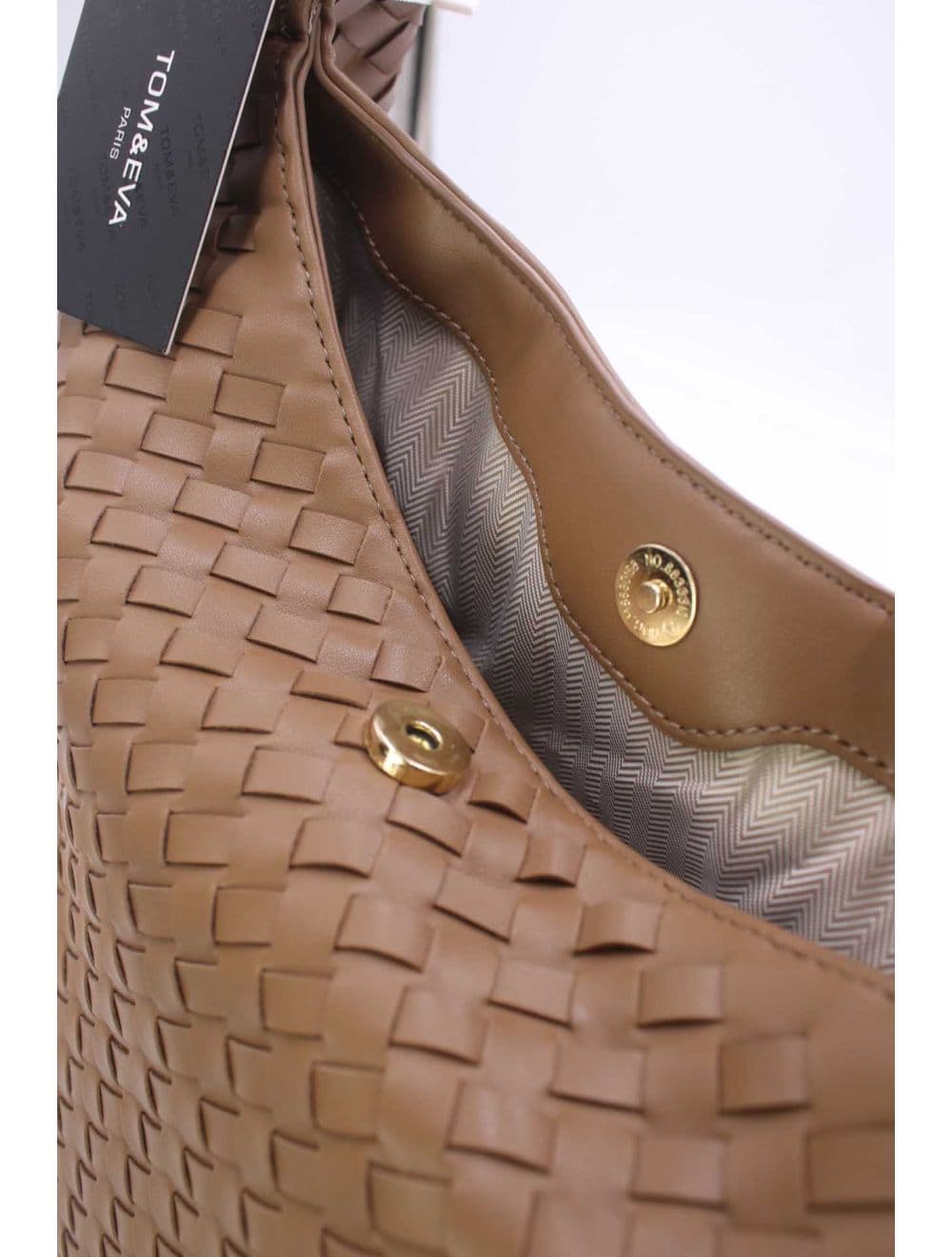Sac Porté Épaule Tressé 25P-6175-Taupe — vue 5