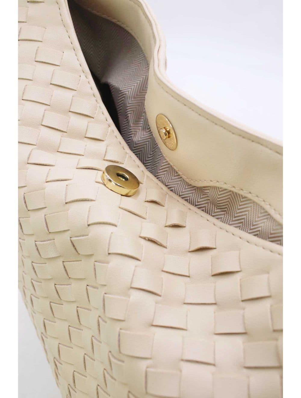 Sac Porté Épaule Tressé 25P-6175-Beige
