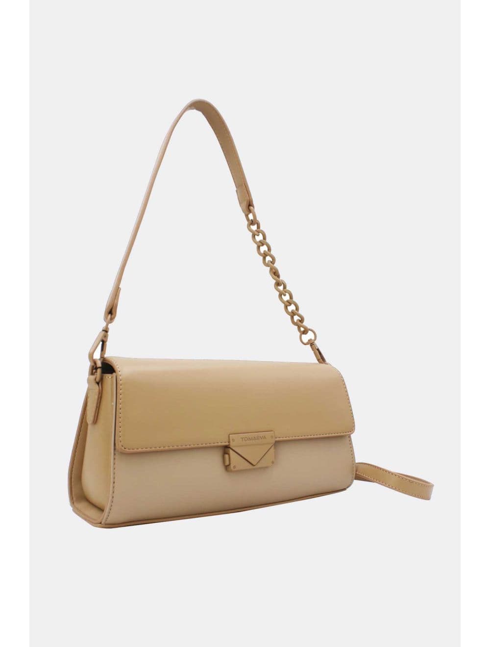Sac Bandoulière et Porté Épaule Effet Cuir 25P-6333-Kaki — vue 2