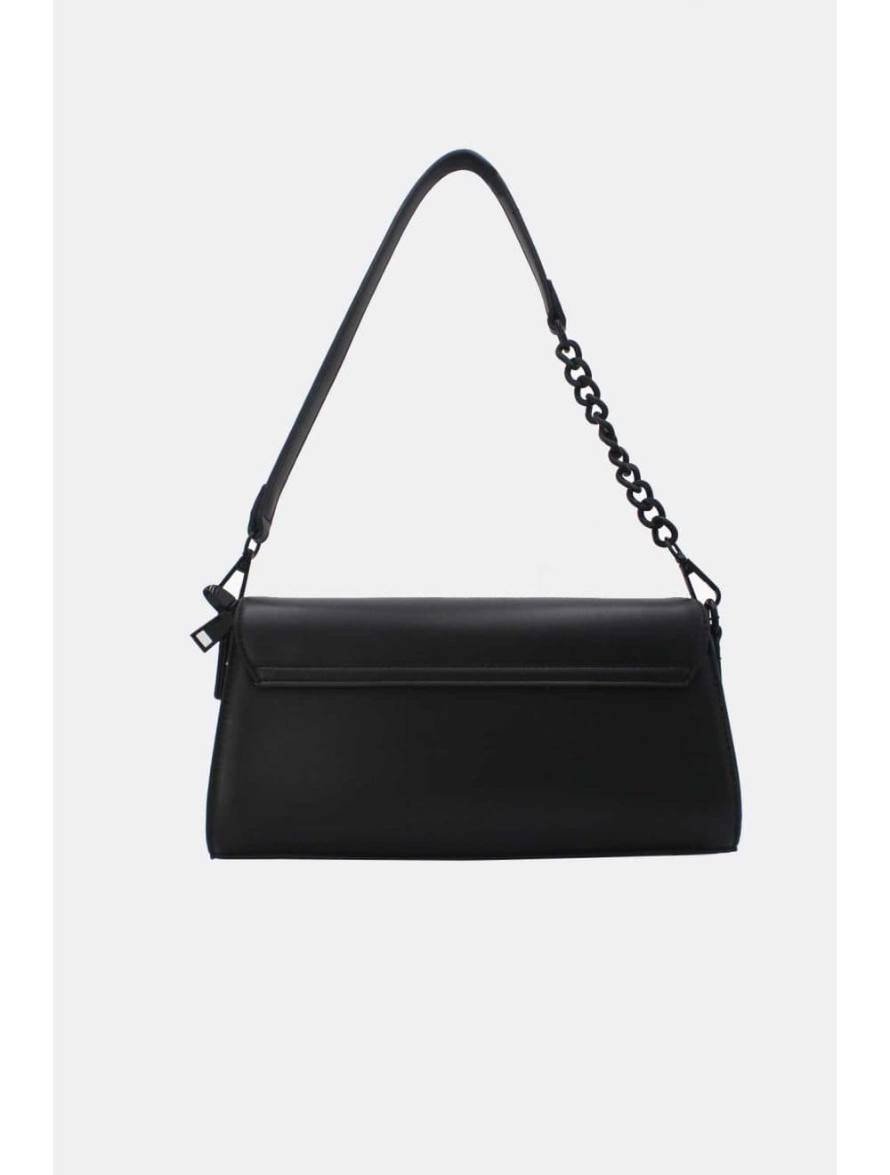 Sac Bandoulière et Porté Épaule Effet Cuir 25P-6333-Noir — vue 3