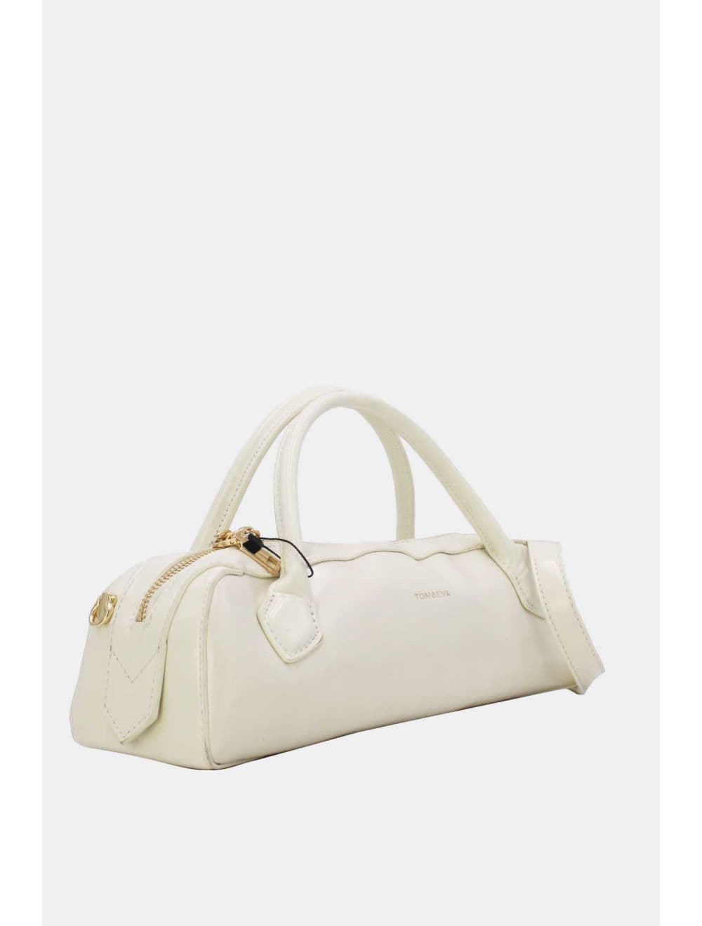 Sac Baguette Chic Effet Cuir Vernis 25P-6381-Blanc — vue 2