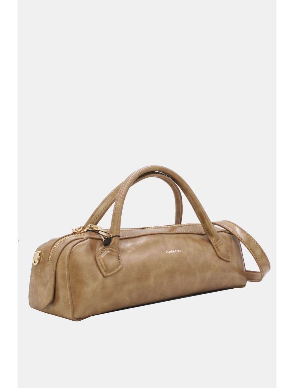 Sac Baguette Chic Effet Cuir Vernis 25P-6381-Kaki — vue 2