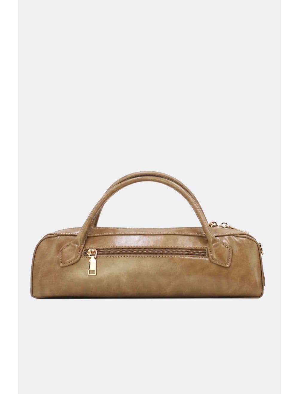 Sac Baguette Chic Effet Cuir Vernis 25P-6381-Kaki — vue 3