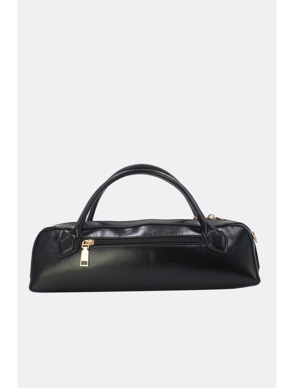 Sac Baguette Chic Effet Cuir Vernis 25P-6381-Noir — vue 3