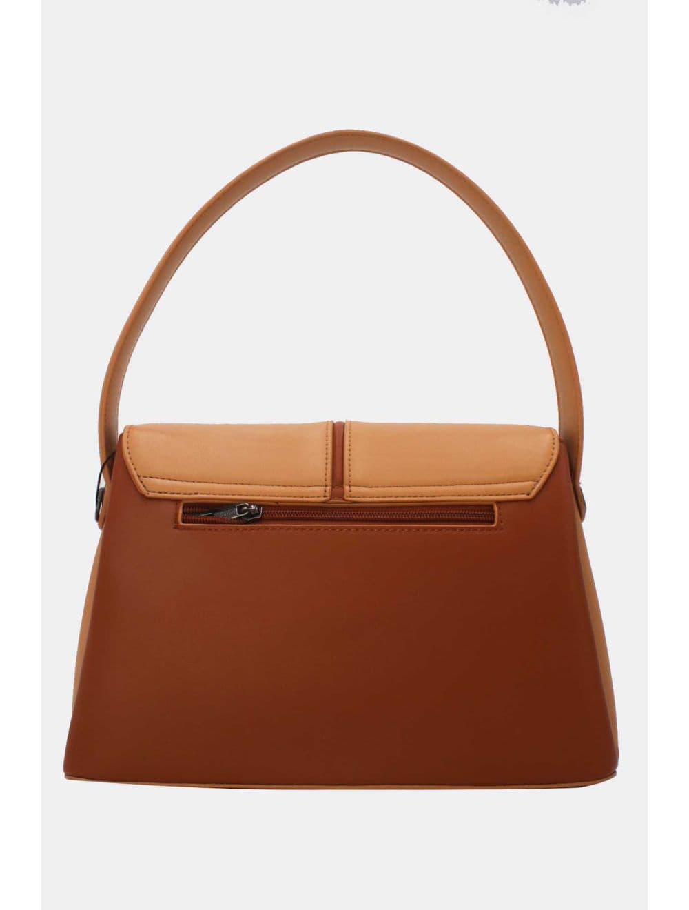 Sac à main Bicolore Chic 25B-6370-Brown/Apricot — vue 3