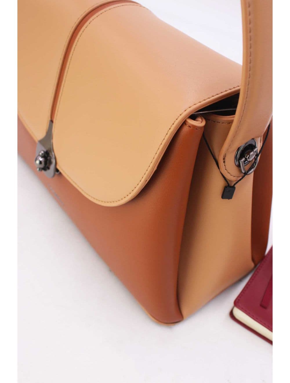 Sac à main Bicolore Chic 25B-6370-Brown/Apricot — vue 5