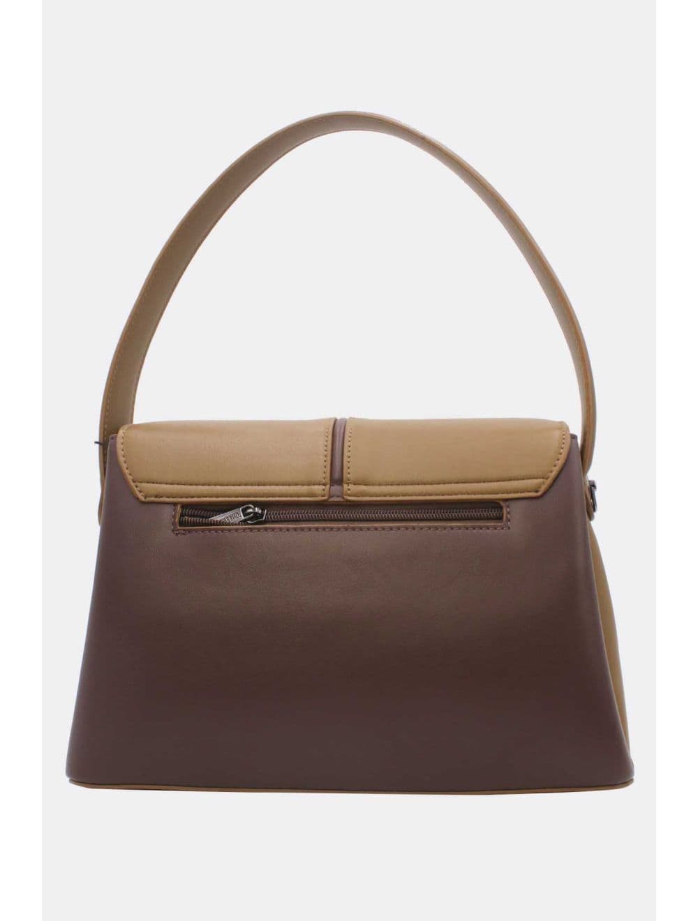 Sac à main Bicolore Chic 25B-6370-Coffee/Taupe — vue 3
