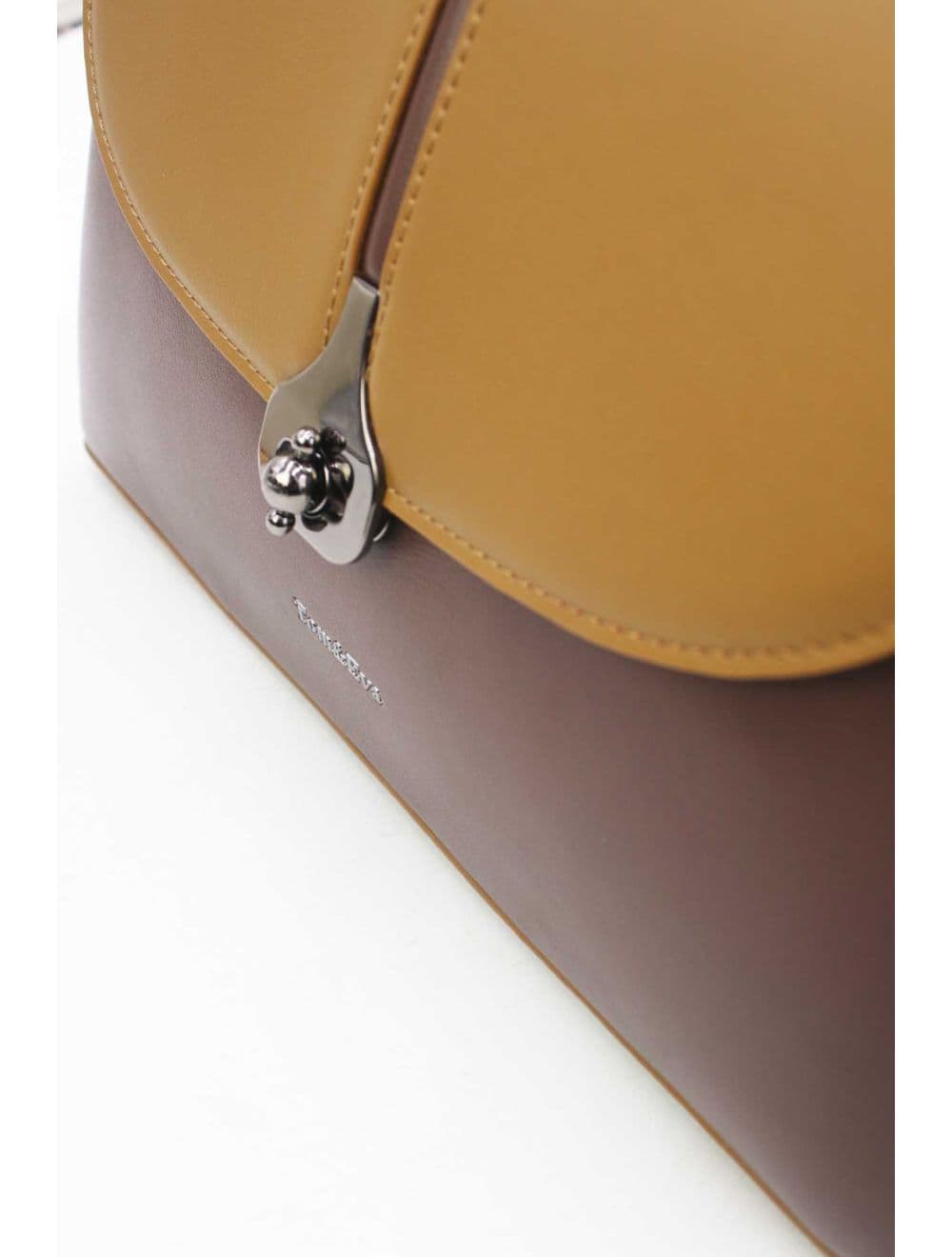 Sac à main Bicolore Chic 25B-6370-Coffee/Taupe — vue 5