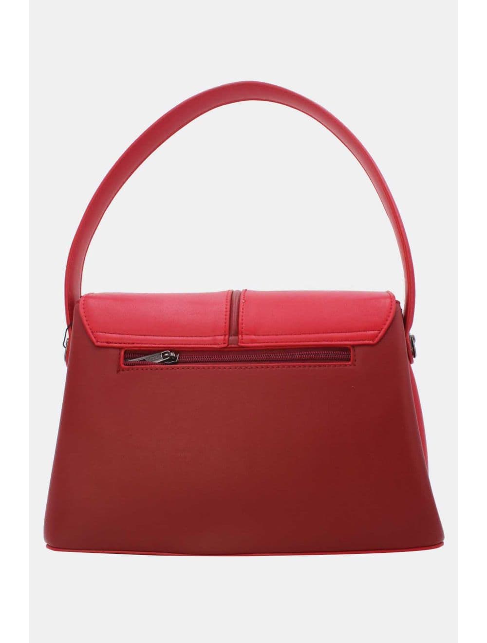 Sac à main Bicolore Chic 25B-6370-Burgundy/Red — vue 3