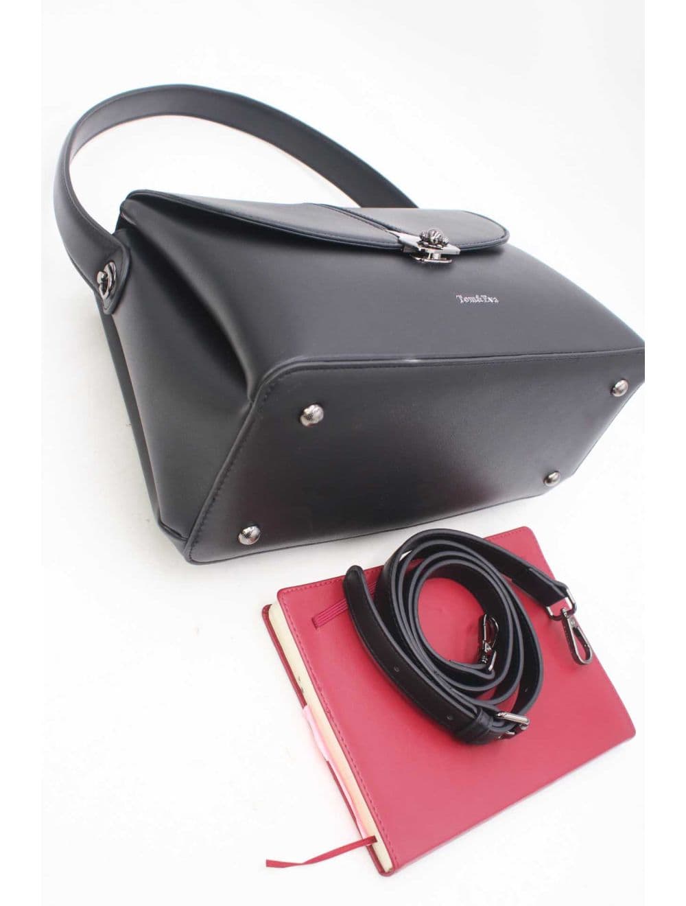 Sac à main Bicolore Chic 25B-6370-Noir — vue 4
