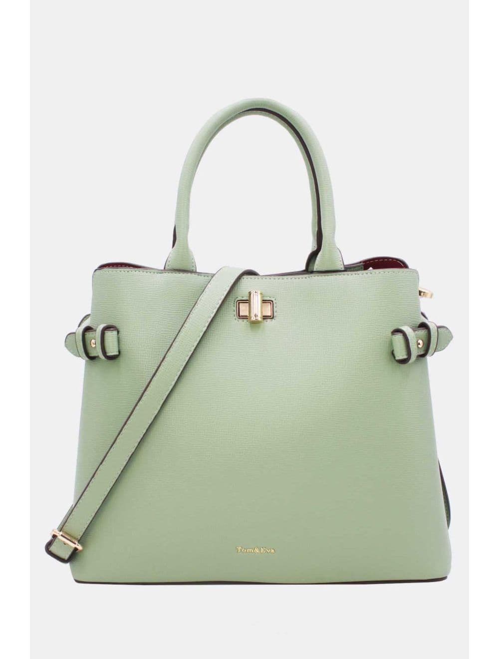 Sac à Main Rigide Minimaliste 25B-6343-Vert