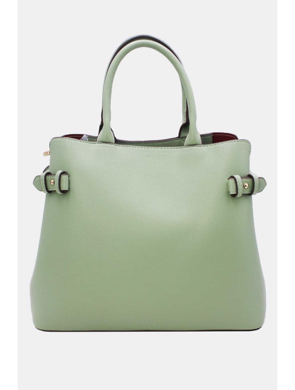 Sac à Main Rigide Minimaliste 25B-6343-Vert — vue 3