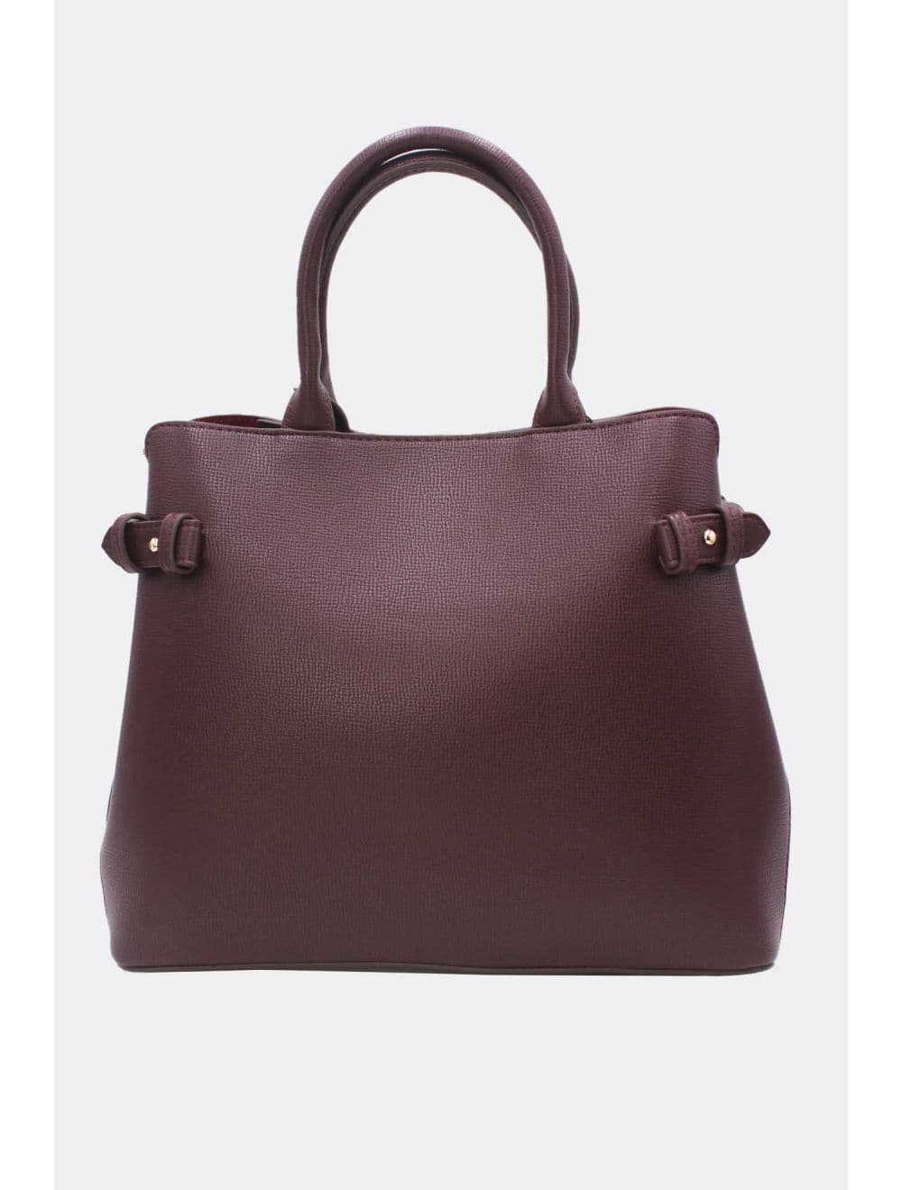 Sac à Main Rigide Minimaliste 25B-6343-Bordeaux — vue 3