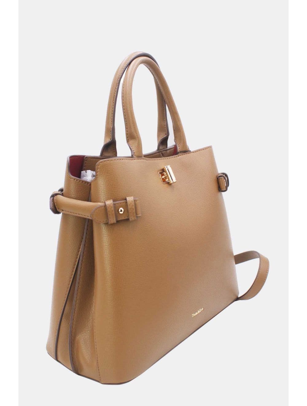 Sac à Main Rigide Minimaliste 25B-6343-Taupe — vue 3