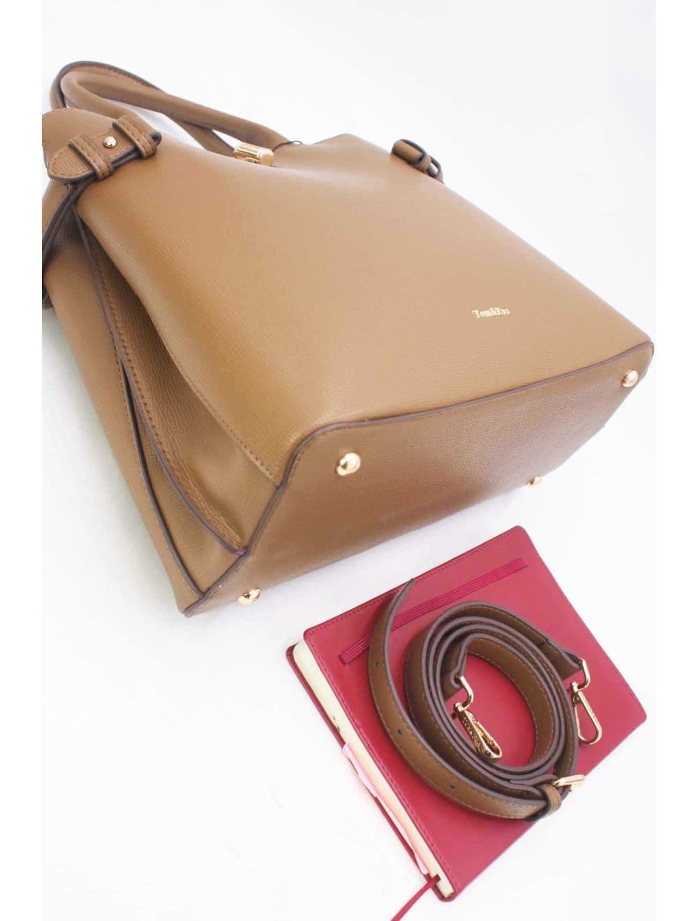 Sac à Main Rigide Minimaliste 25B-6343-Taupe — vue 5