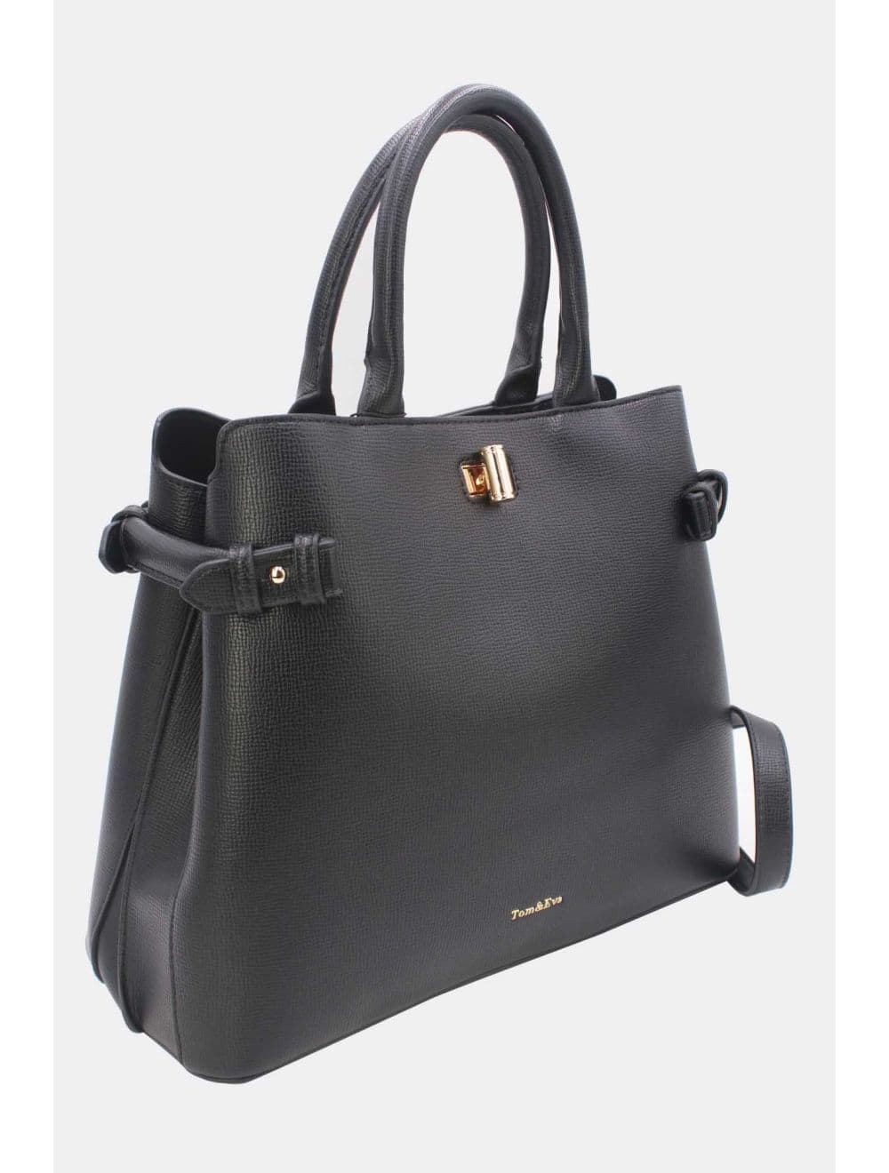 Sac à Main Rigide Minimaliste 25B-6343-Noir — vue 2