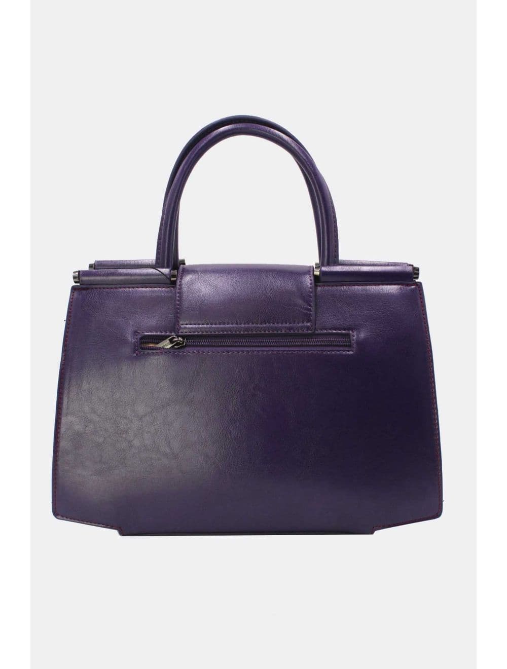 Sac à Main Effet Tressé 25B-6367-Violet — vue 3