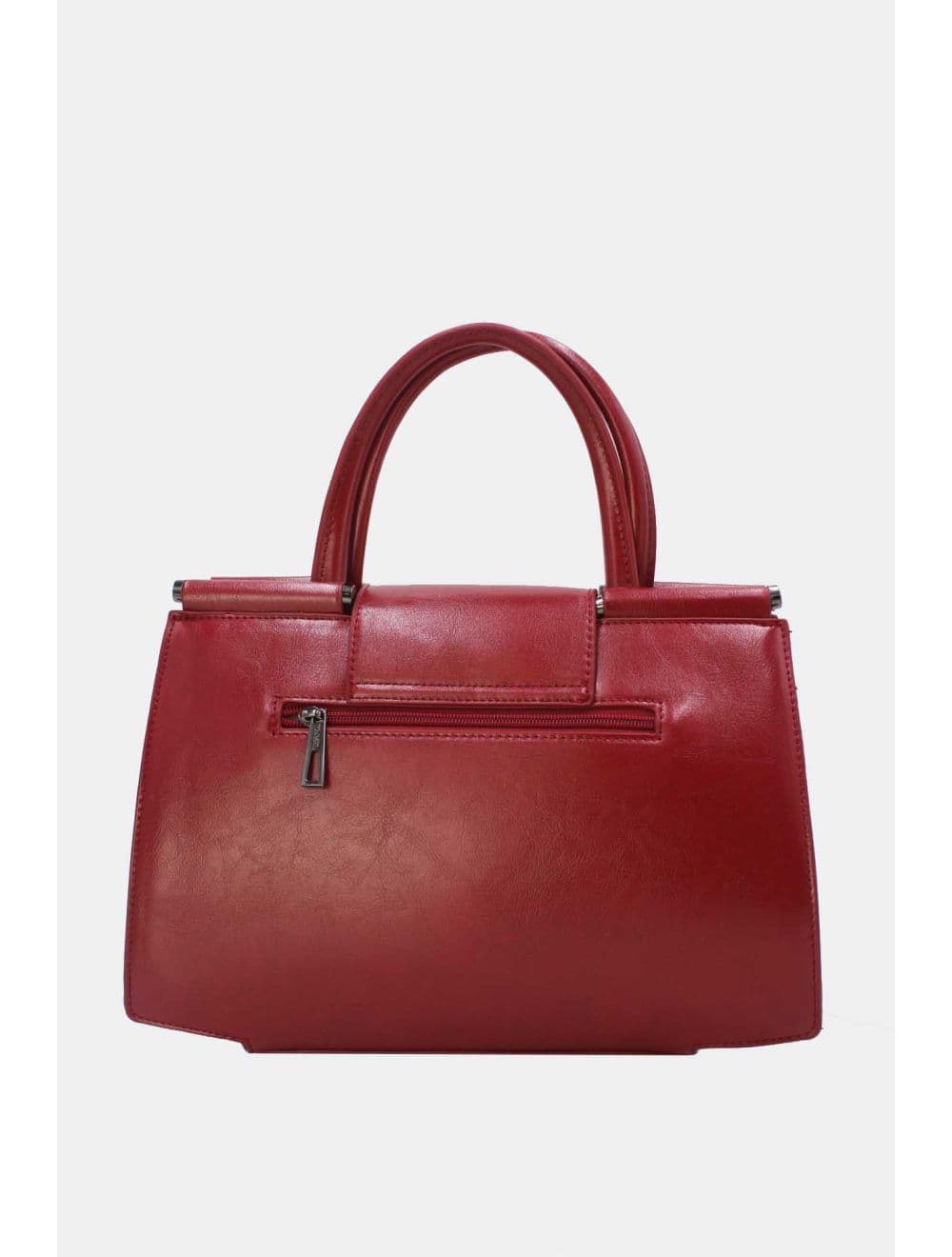Sac à Main Effet Tressé 25B-6367-Burgundy — vue 3
