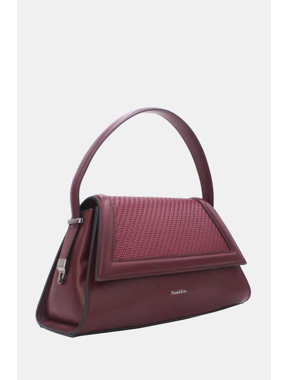 Sac Porté Épaule à Rabat Tressé 25B-6240-Bordeaux — vue 2