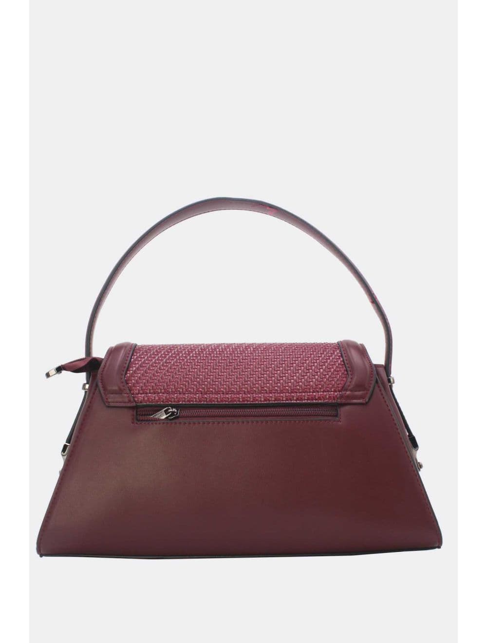 Sac Porté Épaule à Rabat Tressé 25B-6240-Bordeaux — vue 3