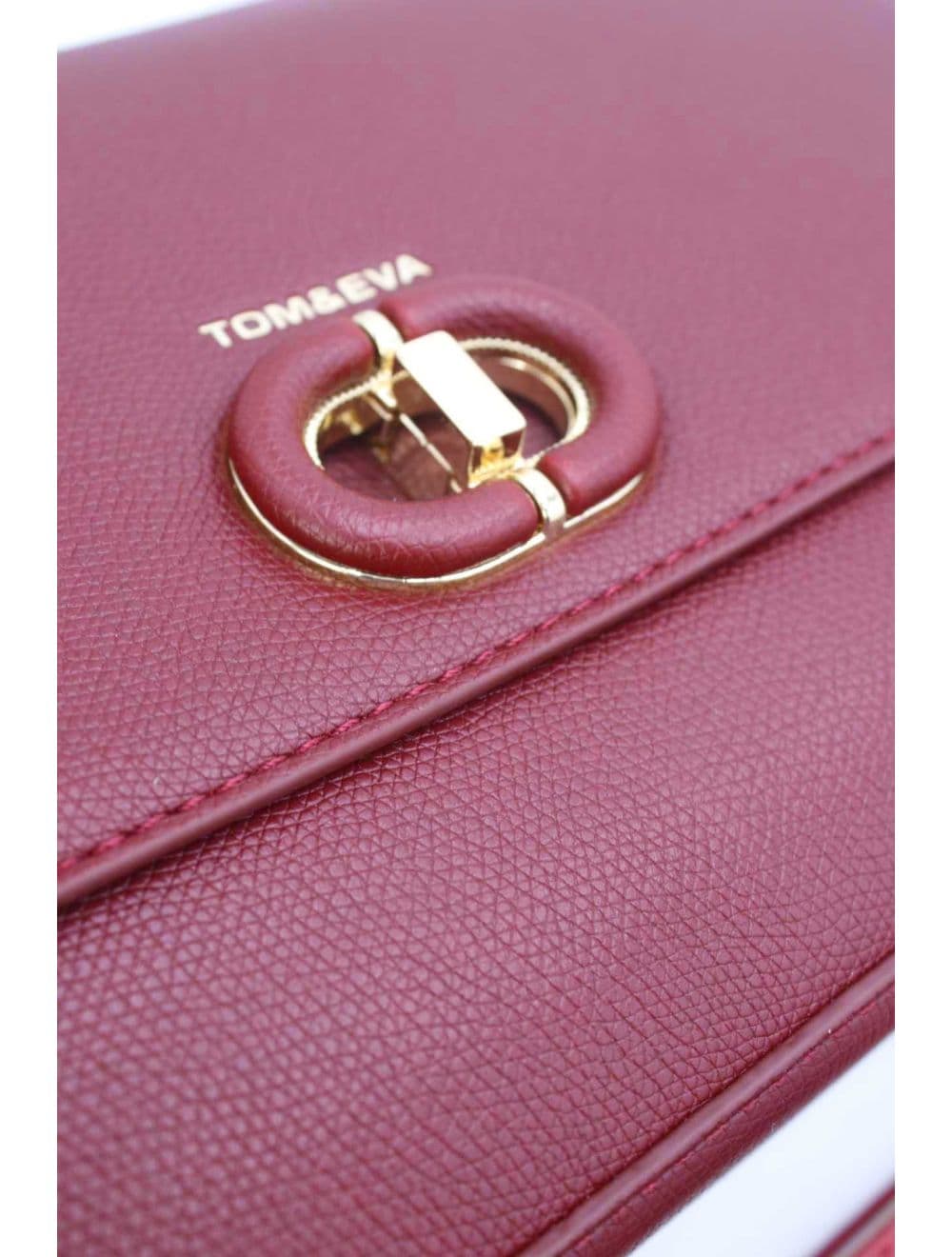 Sac Besace Minimaliste 25B-6217-Bordeaux — vue 5