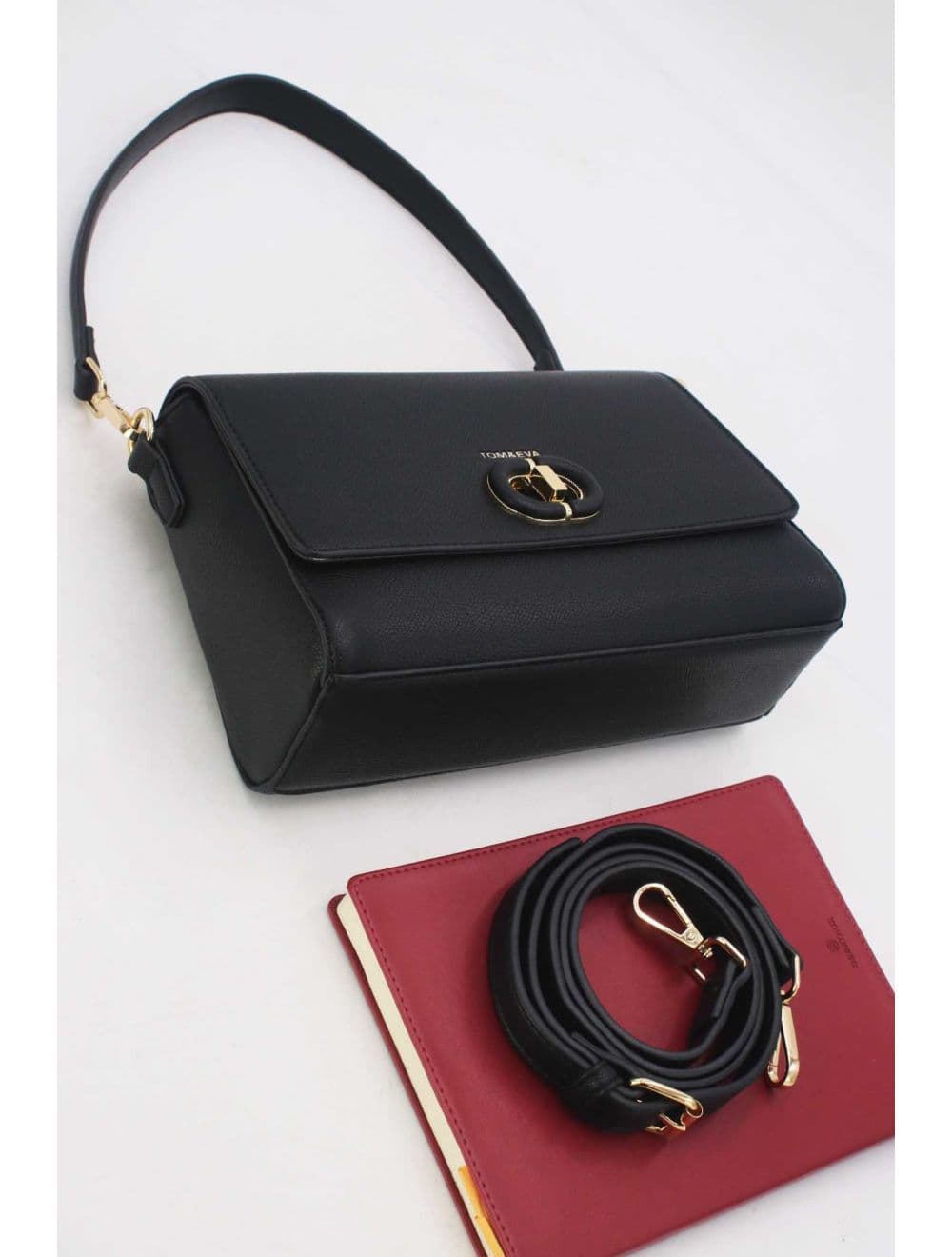 Sac Besace Minimaliste 25B-6217-Noir — vue 4