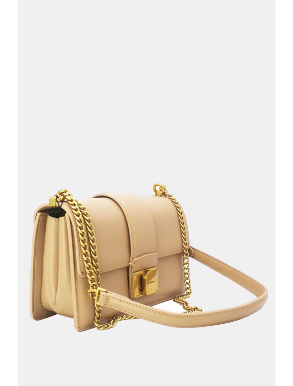 Sac à Bandoulière Effet Cuir Fermoir Bronze 25P-6340-Kaki — vue 2