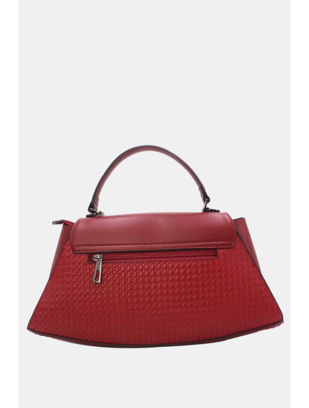 Sac à Main Effet En Paille RÉASSORT 25B-6230-Burgundy — vue 3