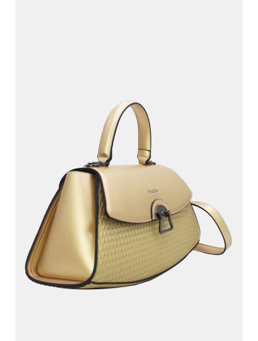 Sac à Main Effet En Paille RÉASSORT 25B-6230-Doré — vue 2