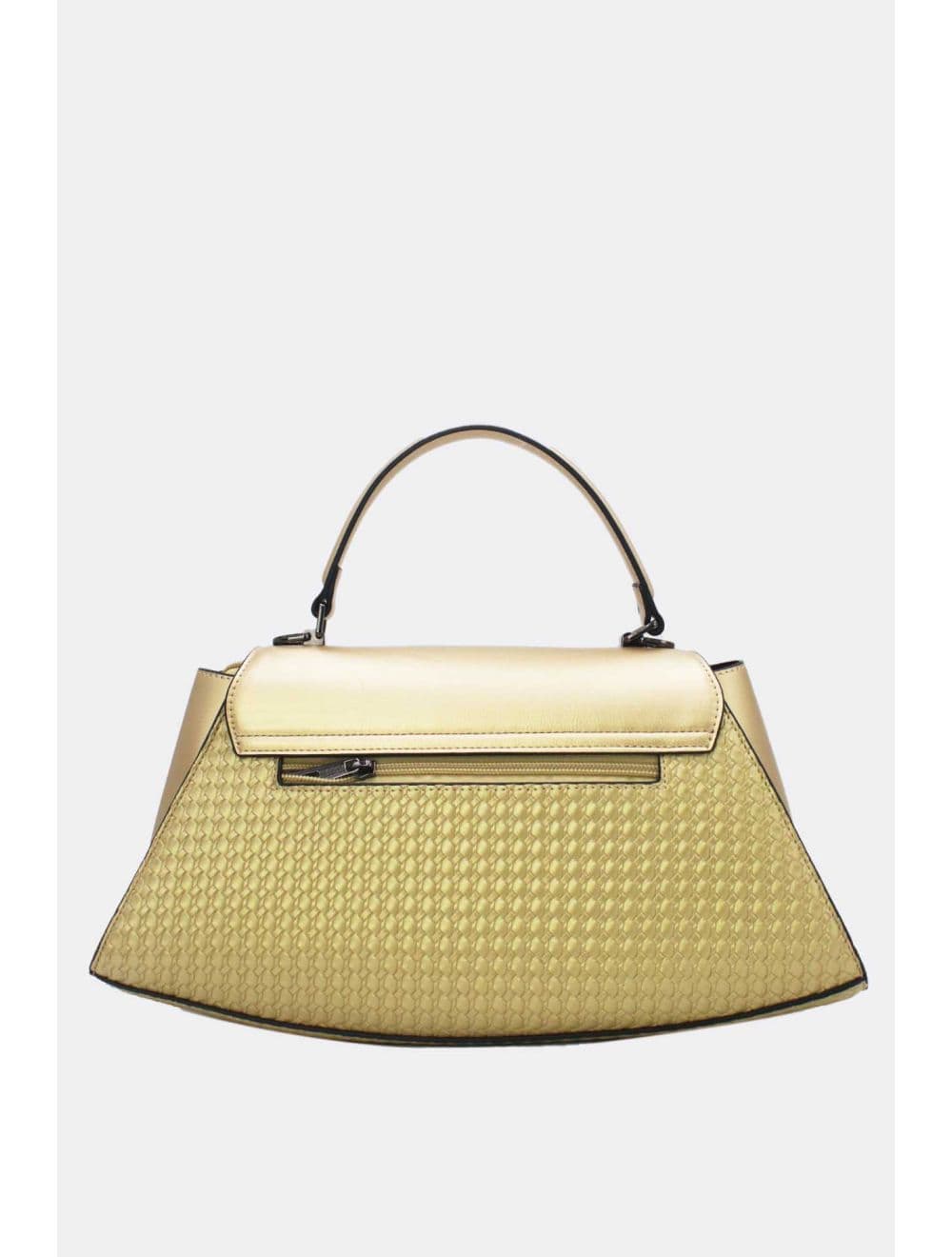 Sac à Main Effet En Paille RÉASSORT 25B-6230-Doré — vue 3