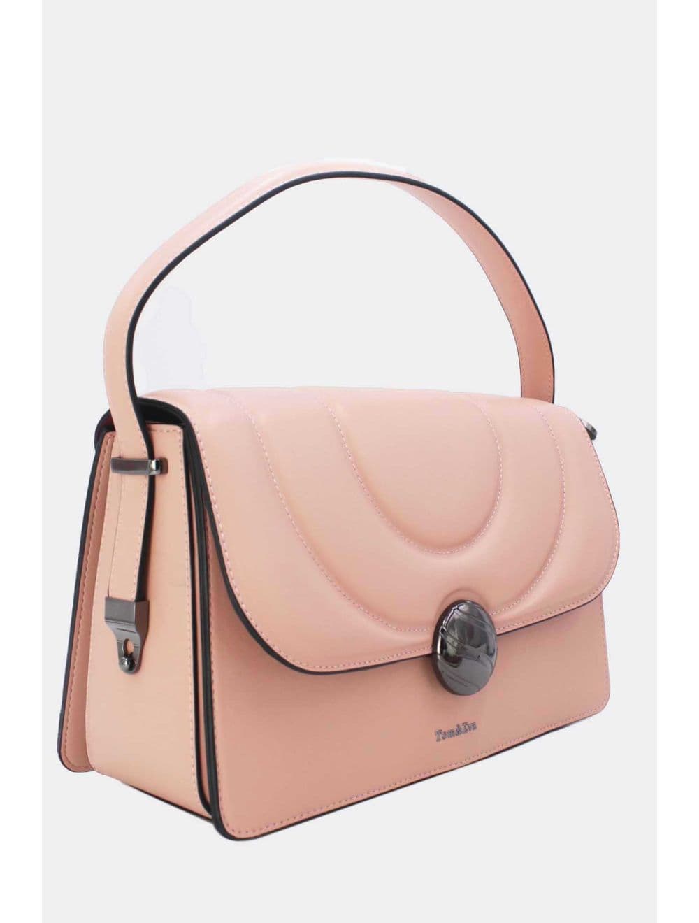 Sac Porté Épaule Bi-matière Femme 25B-6289-Pink — vue 2