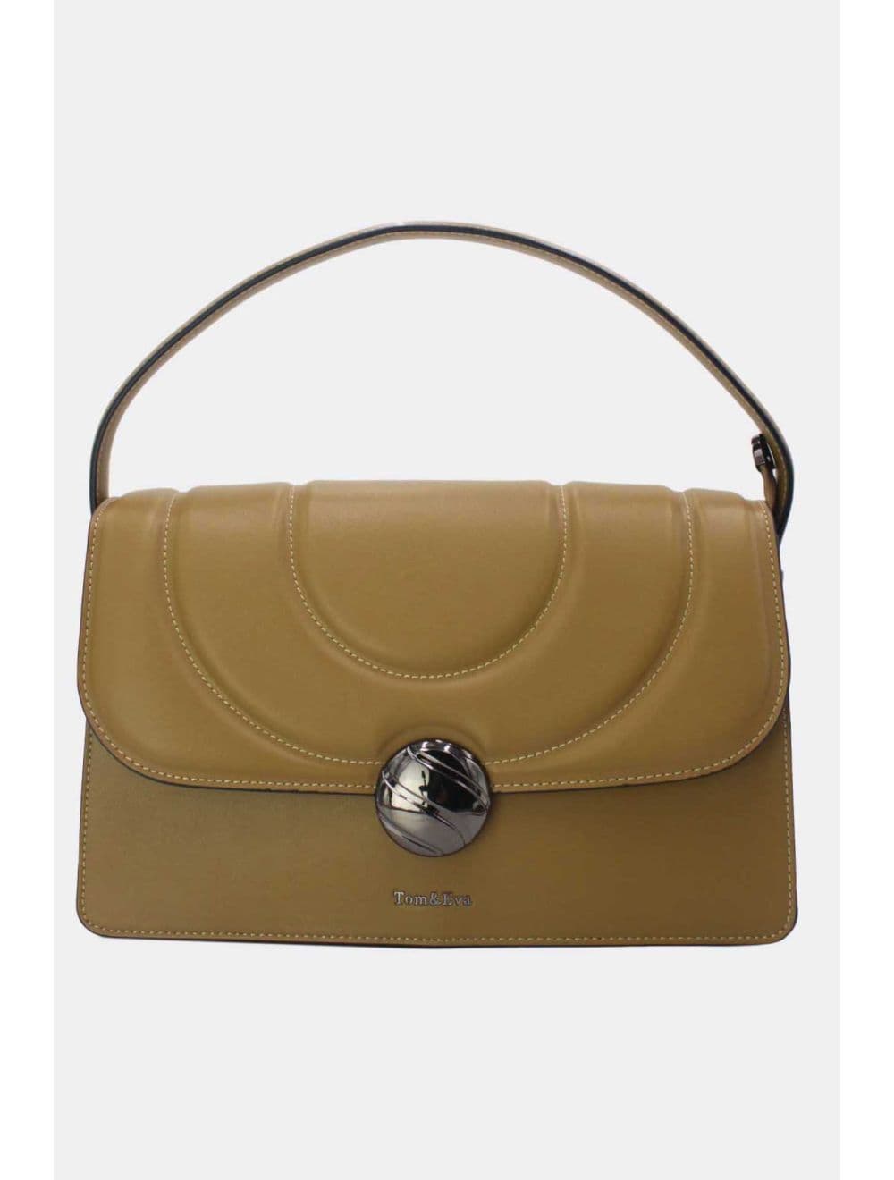 Sac Porté Épaule Bi-matière Femme 25B-6289-Vert