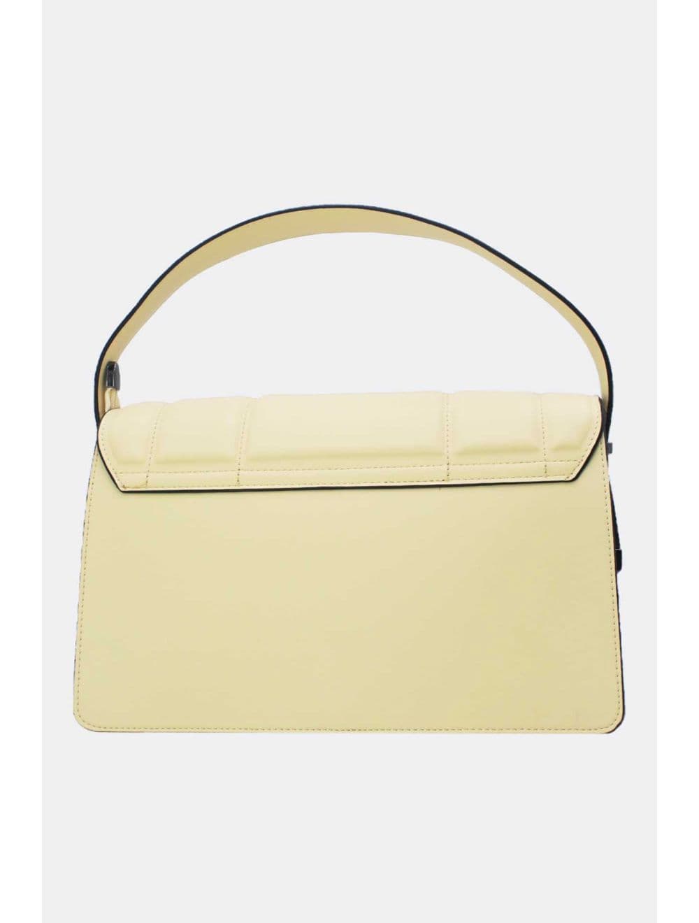 Sac Porté Épaule Bi-matière Femme 25B-6289-Jaune — vue 3