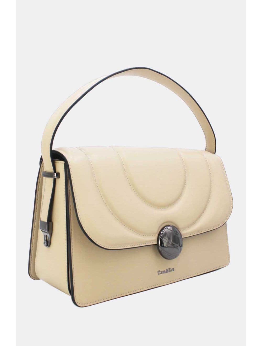 Sac Porté Épaule Bi-matière Femme 25B-6289-Abricot — vue 2