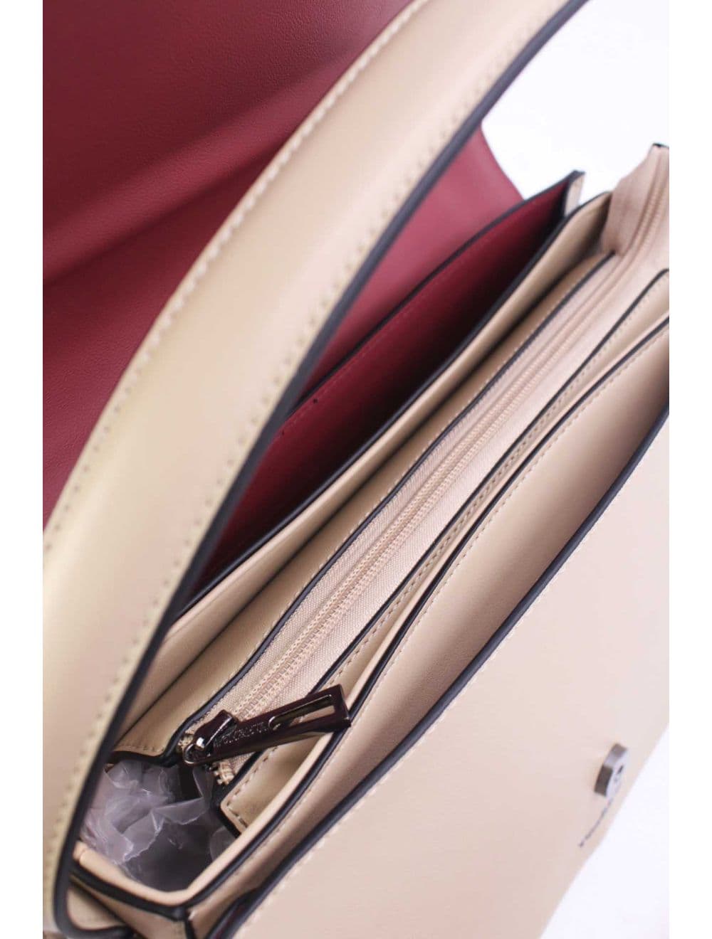 Sac Porté Épaule Bi-matière Femme 25B-6289-Abricot — vue 5