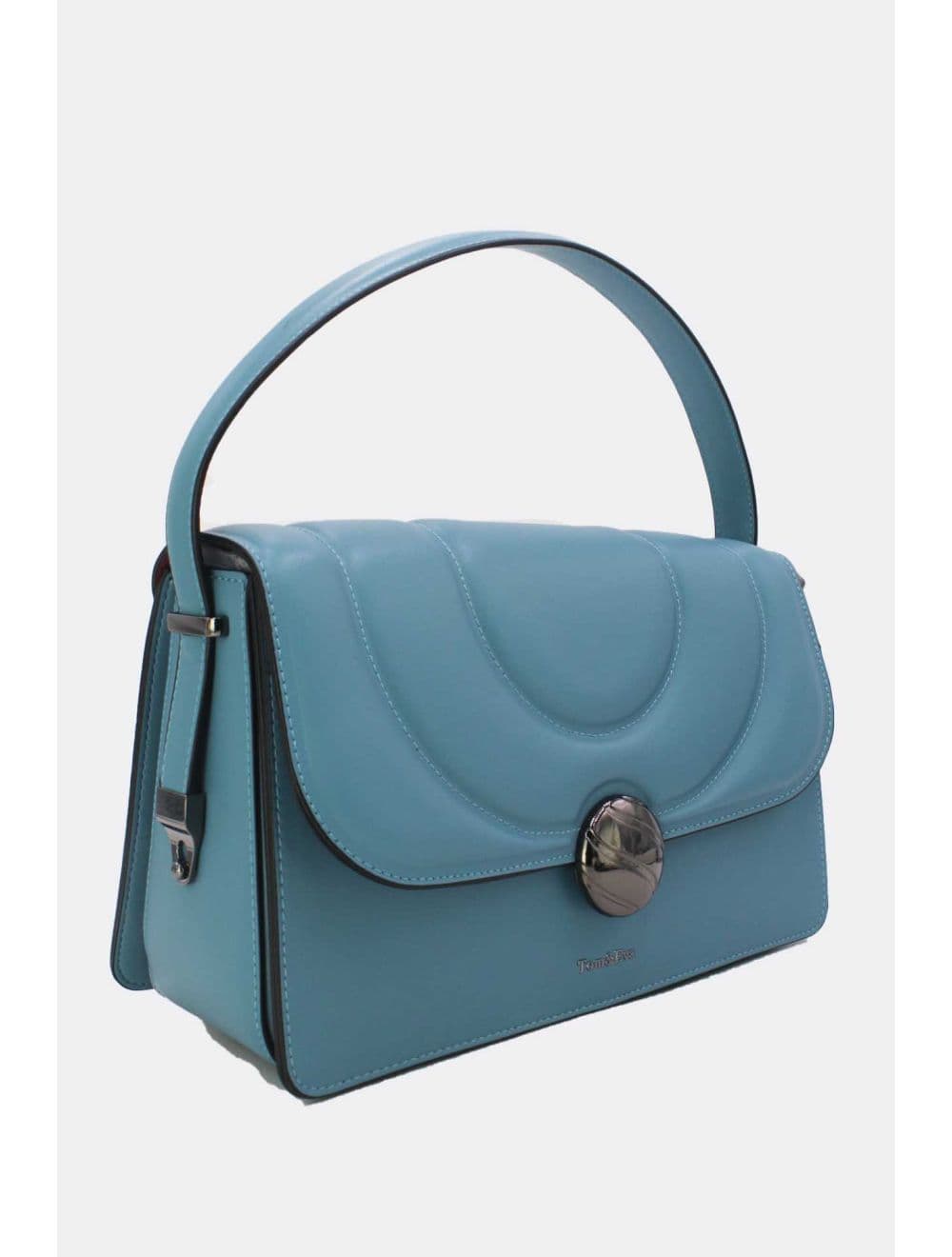 Sac Porté Épaule Bi-matière Femme 25B-6289-Bleu — vue 2